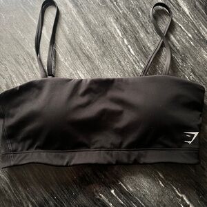 BRAND NEW Gymshark Bandeau Sports Bra Size Medium Black
